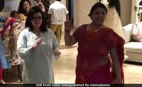 Denise Jonas and Madhu Chopra