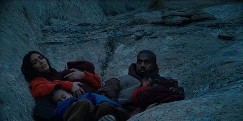 Kanye West and Kim Kardashian