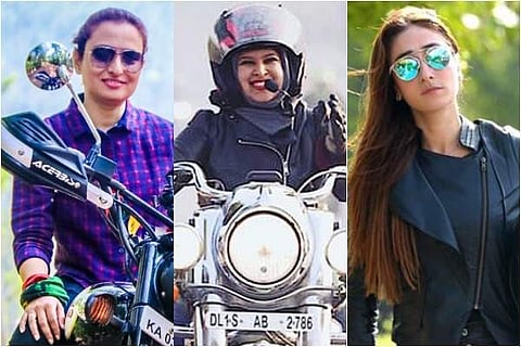 Big Biking Commune 2019: Veena Shetty, Roshni Misbah and Maral Yazarloo