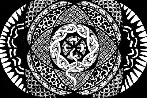 Participants will learn 8 basic steps of the zentangle method