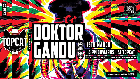 Doktor Gandu will be performing live at TopCat CCU this week