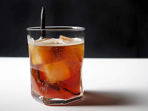 Check out this happy hour menu serving drinks at 75 at Revolt - Bar and Kitchen