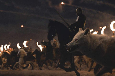 A still from Game of Thrones