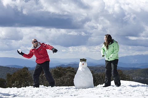 Victoria's snow fields