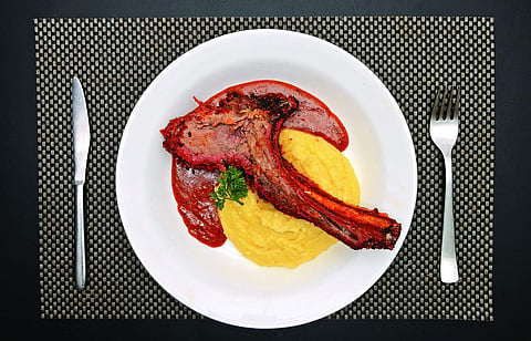Slow bakes smoked ribs