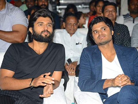 Vijay Devarakonda and Anand Devarakonda. Picture courtesy: Google