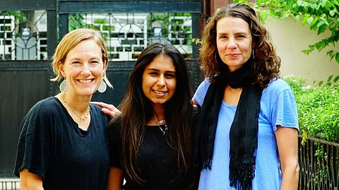 Mahima with Katie (R) and a team mate_(3)
