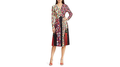 Contrasting floral prints come together in the collections of Etro, Rixo and others