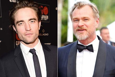 Robert Pattinson and Christopher Nolan