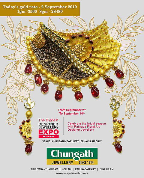 Buy exclusive Rajwada floral art jewellery at the Biggest Designer Jewellery Expo