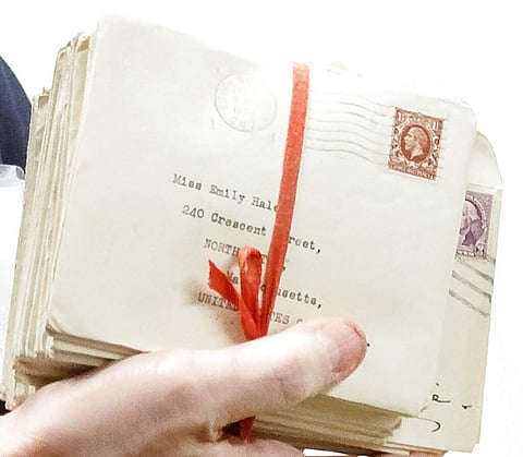 Letters from TS Eliot to Emily Hale (Shelley Szwast/Princeton University Library via AP)