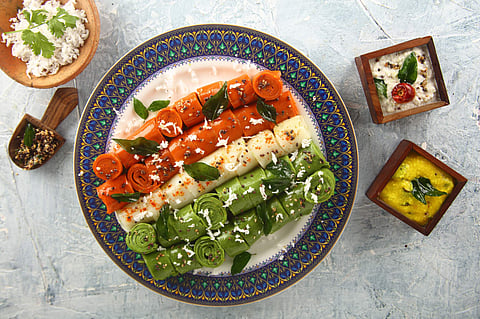 Tiranga Khandvi