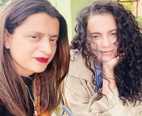 Rangoli Chandel and Kangana Ranaut