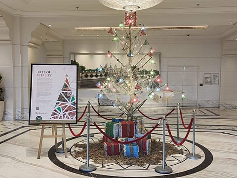 Chirstmas tree at ITC Royal Bengal