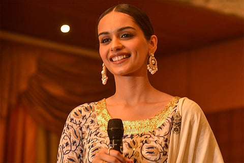 Manushi Chhillar (Photo: Shaukat Ahmed/IANS)