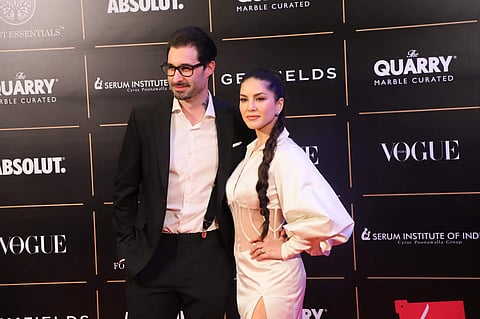 Sunny Leone and Daniel Weber (Photo: IANS)
