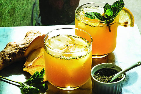 Ginger lemonade