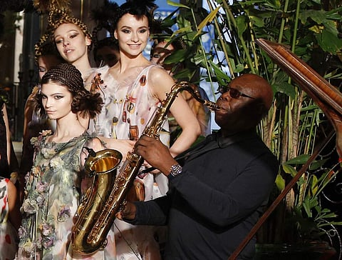 Manu Dibango (AP Photo/Christophe Ena, File)