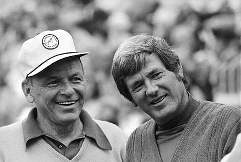 Frank Sinatra and Doug Sanders (AP Photo, File)