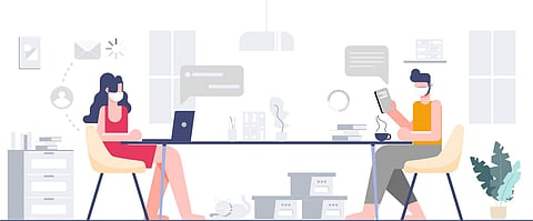 Right postures while working from home
