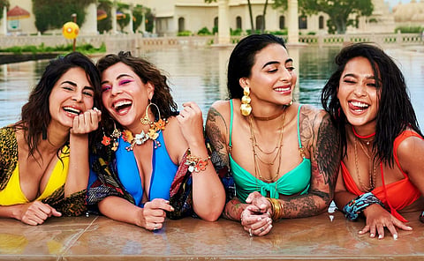 The cast of Four More Shots Please!