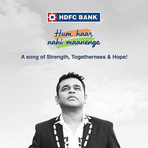 AR Rahman in the poster of HumHaarNahiMaanenge
