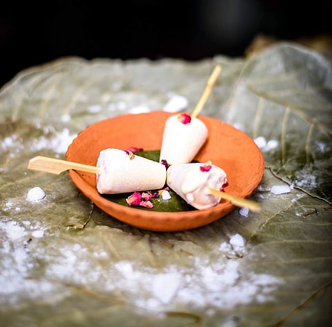 Almond Rose Kulfi