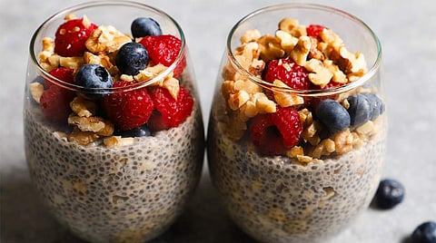 Recipe: This make-ahead chia oat bowl is so good for you and takes less than five minutes!