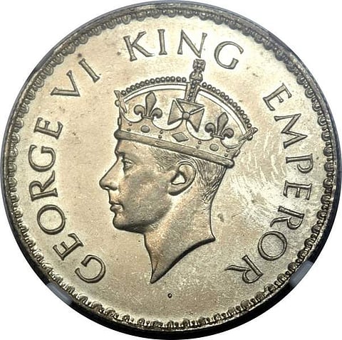 One of the coins from the museum's collection