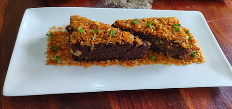 Ragi and Coconut slice