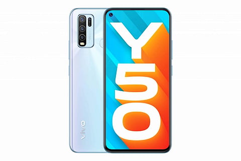 Vivo Y50 with 4 cameras now in India at a price of Rs 17,990