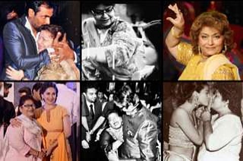 Snapshots of Saroj Khan with celebs