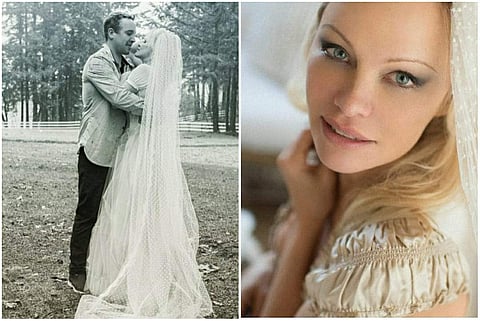 Pamela Anderson ties the knot with her bodyguard Dan Hayhurst (Image courtesy: Heather Ross, Instagram/@naturaleclectic)