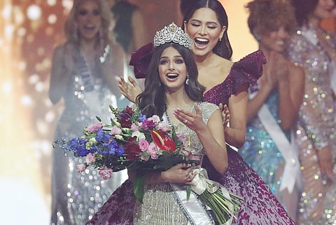 Harnaaz Sandhu made history on Monday after she was crowned Miss Universe 2021, 21 years after India last brought home the title.