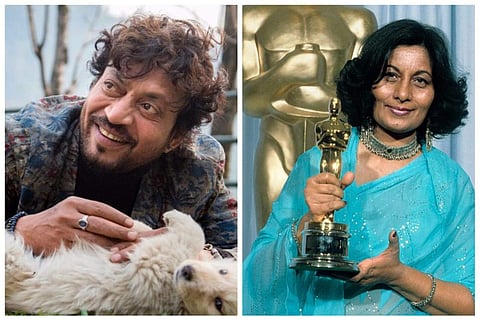 Irrfan Khan and Bhanu Athaiya were the Indian film personalities honoured in the 'In Memoriam' montage showcased at the 93rd Academy Awards ceremony.