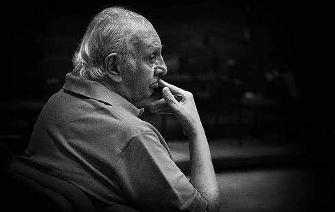 Veteran music composer Vanraj Bhatia passed away at his residence in Mumbai on Friday. (Image courtesy: Twitter)