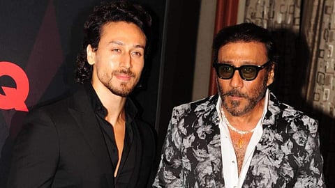 Jackie Shroff with Tiger Shroff