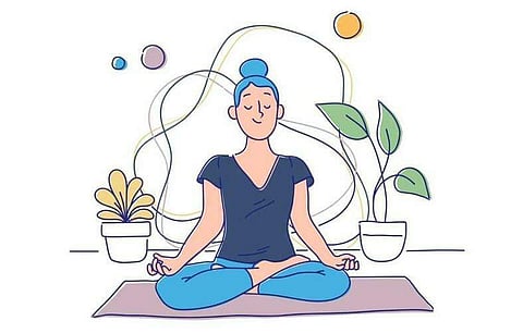 Meditation helps one achieve a mentally clear and emotionally calm and stable state. (Image courtesy: Instagram/meditation_and_mindfulness)