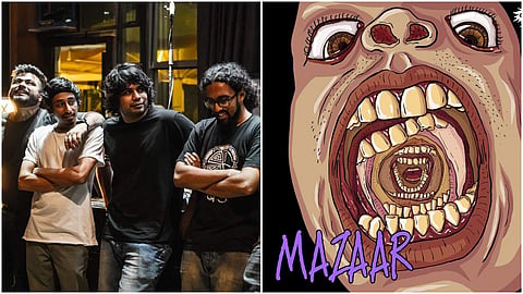 Daira has dropped a video for their newest single Mazaar/ Right: Original album art by Shikhant Sablania
