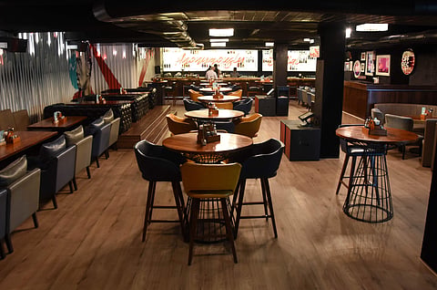 Interiors at Off the Record by The Thief, Nungambakkam; Pic: Ashwin Prasath