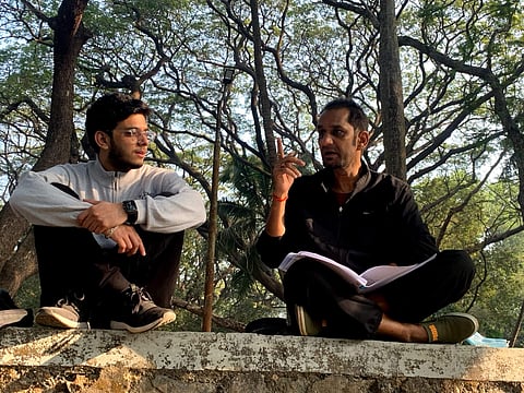Behind the scenes