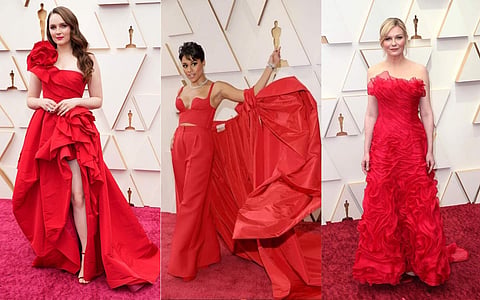 Ladies in red