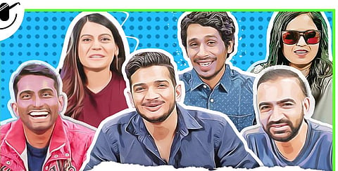 An image of artists featured on KaanPhod and Fully Faltoo