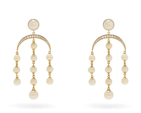 Celebrate Eid-Ul-Fitr with contemporary celestial-themed jewellery from Lune, Dhora and others