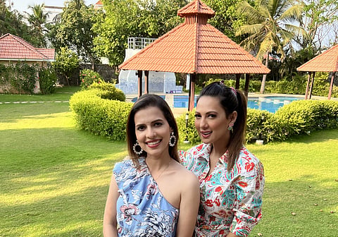 Paloma & Rochelle on staycation