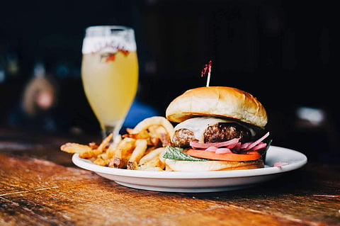 Burger and Beer (Reference Image)