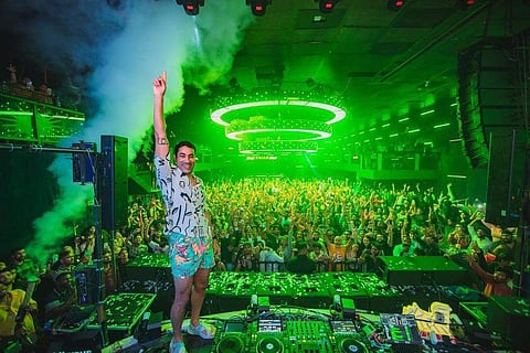 Nucleya at a show
