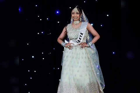 Aarya Walvekar, an Indian American from Virginia, was crowned Miss India USA 2022 in New Jersey.