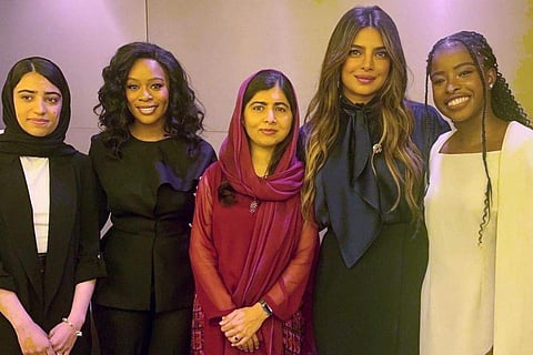 Priyanka Chopra with Malala Yousafzai , Amanda Gormann and others