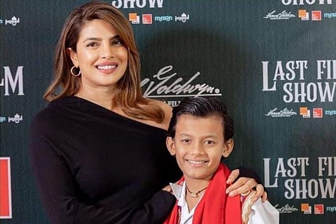 'The least I can do is support the industry,' says Priyanka Chopra as she attends Chello Show screen